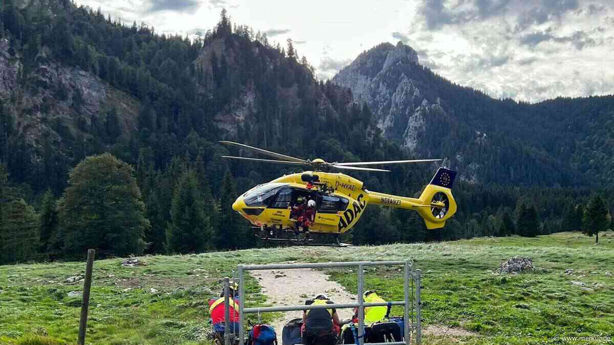Kletterer stürzt 20 Meter ab – Bergwacht am Geiselstein im Einsatz
