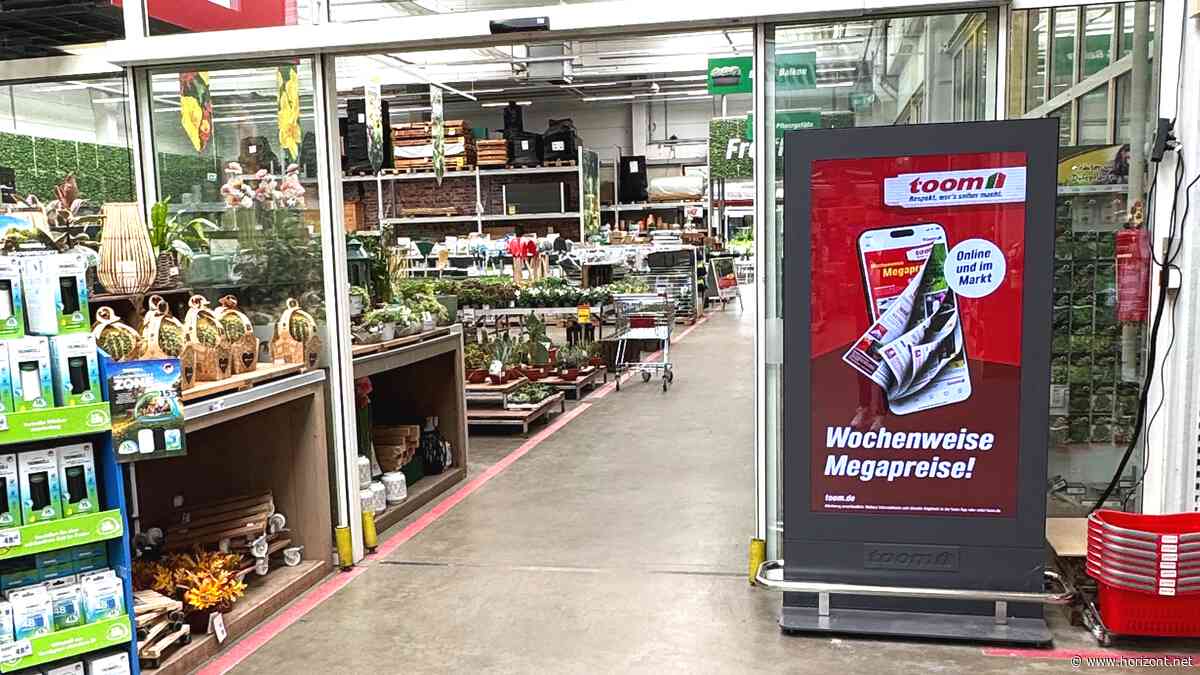 Handelsmarketing: Rewe Group startet Retail-Media-Werbung bei Toom