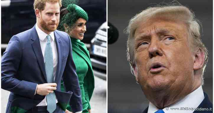 “Sono felice che se ne siano andati. Io al posto di Re Carlo non me li sarei ripresi”: la stoccata di Trump contro Harry e Meghan