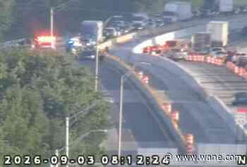 Crash slows traffic on I-469 near New Haven