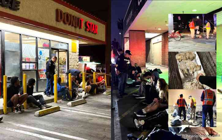 Santa Ana Police arrest 97 in major sweep as transient crime surges across Orange County