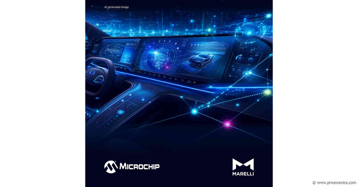 Marelli and Microchip pioneer open-standard display connectivity solution for software-defined vehicles