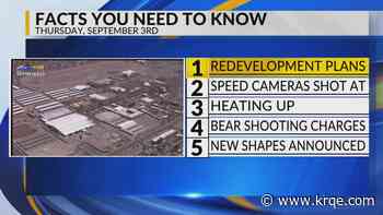 Fairgrounds redevelopment, Santa Fe speed cameras, Warmer weather, Shooting charges, Balloon Fiesta special shapes