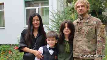 Vater im Ukraine-Krieg verschollen: Kamerad begleitet stattdessen Kinder zum Schulanfang