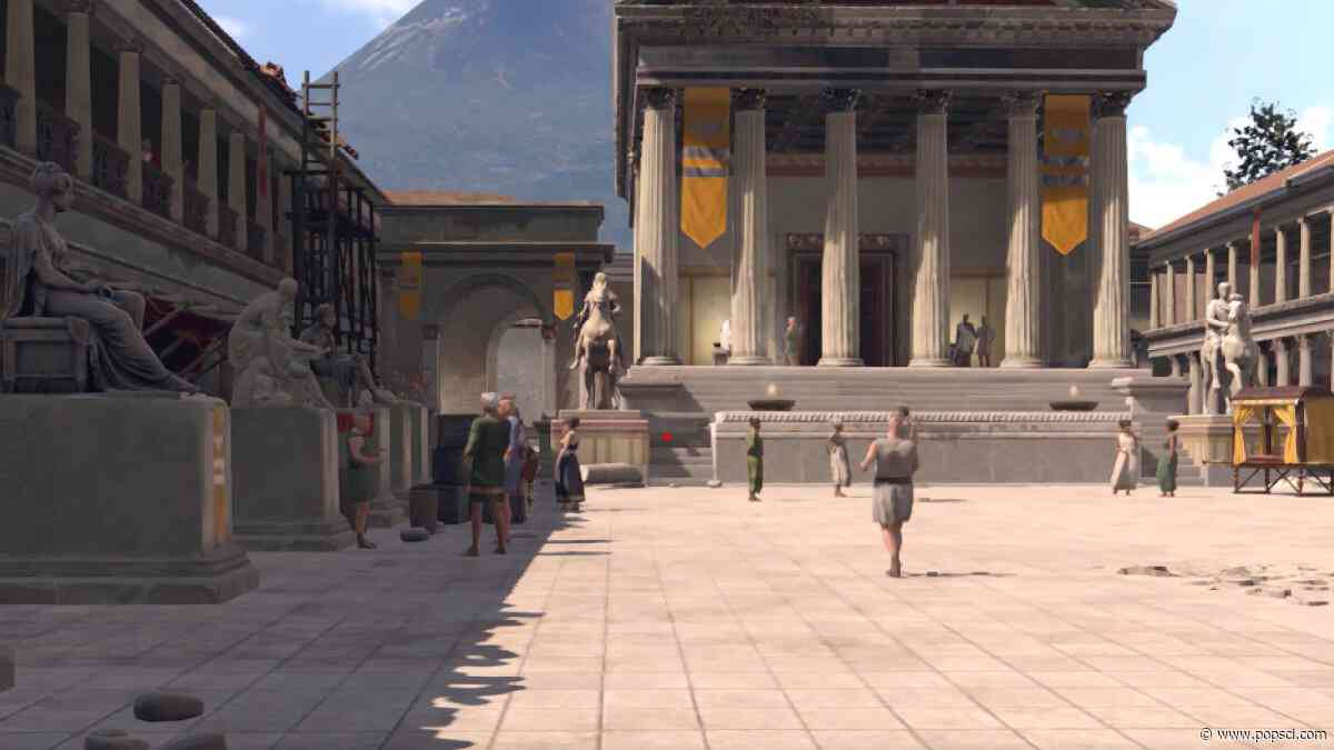 Explore what Pompeii looked like before catastrophic eruption