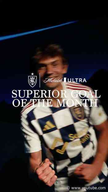Sergi Solans Earns August's Michelob Ultra Superior Goal of the Month