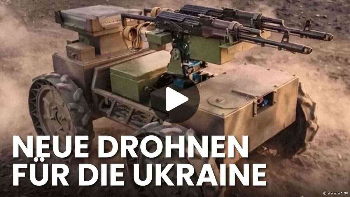 Kalaschnikow-Drohne im Ukraine-Krieg: Video zeigt neue Bodenwaffe