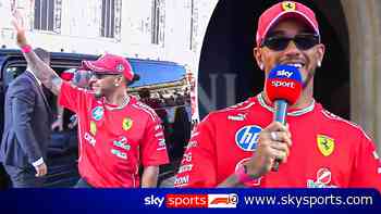 BIG crowds gather in Milan as Ferrari fans cheer for Hamilton & Leclerc!