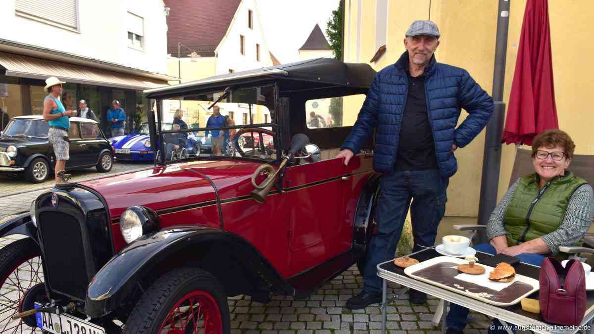 Betagte Oldtimer, Motorräder und Traktoren sind am Sonntag in Pöttmes zu sehen