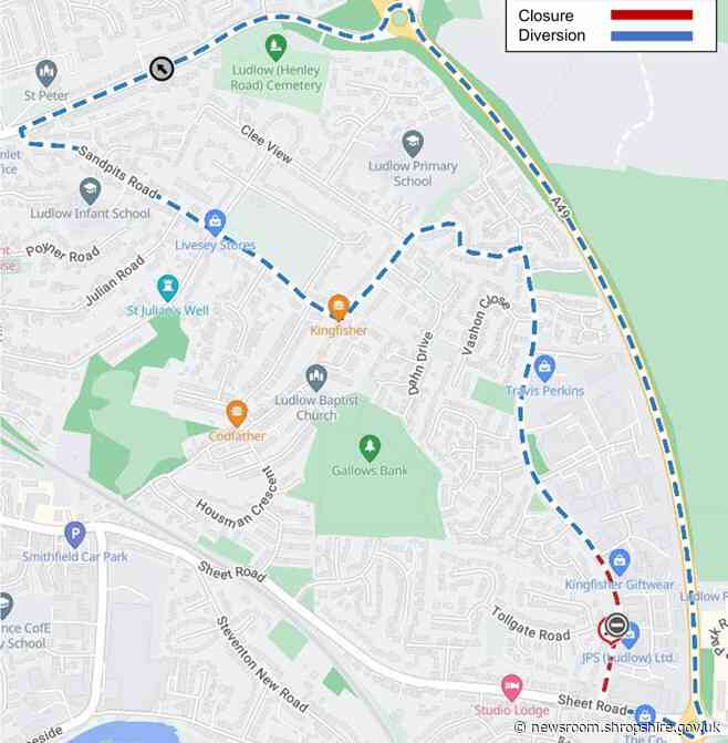 Parys Road in Ludlow to be resurfaced
