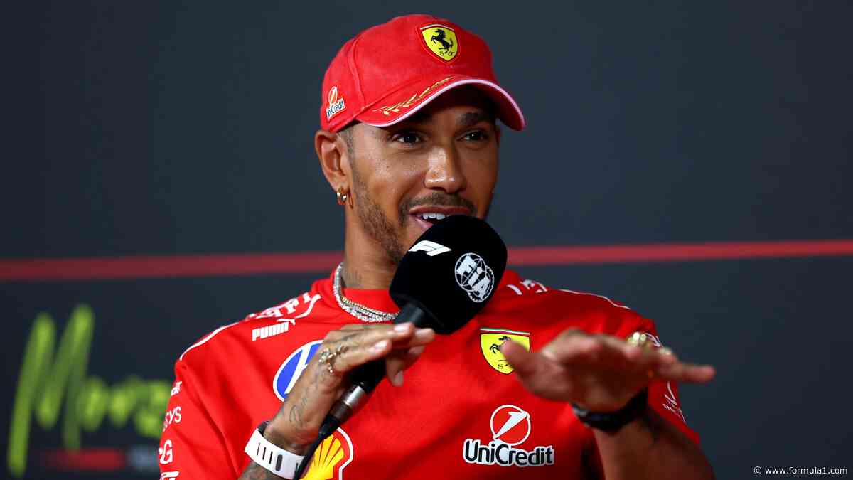 Hamilton ‘strongly believes’ in Ferrari’s victory chances