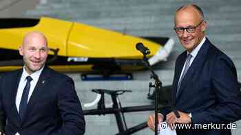 Deutscher Olympia-Held wird von Friedrich Merz als Staatsminister vorgestellt