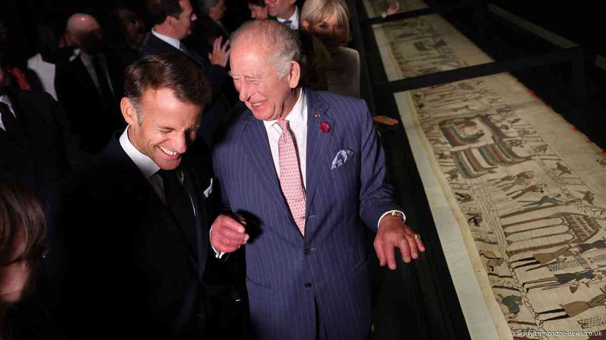 King Charles' cheeky Bayeux Tapestry joke leaves people in stitches