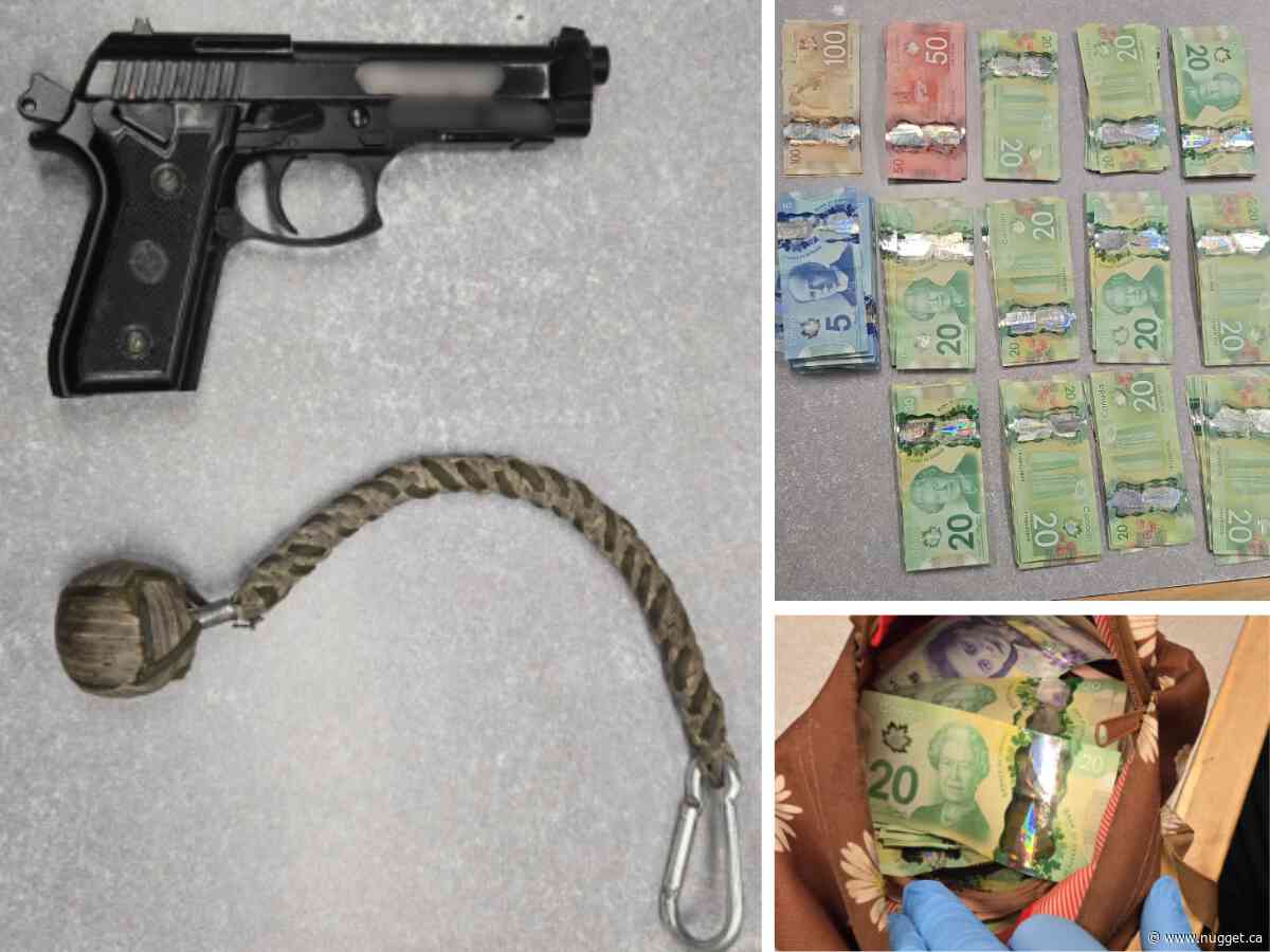 North Bay police arrest two, seize drugs, weapons and cash linked to drug trafficking