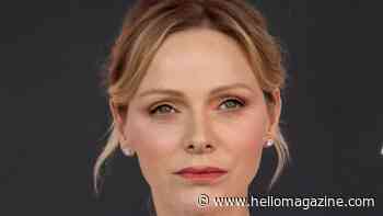Princess Charlene is angelic in sleek white suit – as she debuts new hair