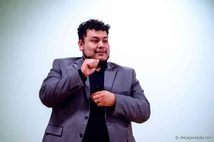 ASL interpreter Diego Diaz lives a life of joyful chaos