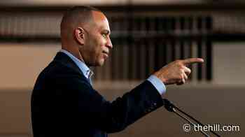 Watch live: Jeffries speaks after 2 Democrats buck party on GOP rule vote