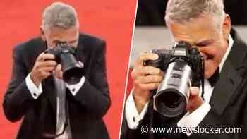 Grappig moment: George Clooney pakt camera af van persfotograaf