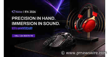 AKKO Unveils Next-Generation Gaming Peripherals at IFA 2026, Entering a New Decade of Innovation