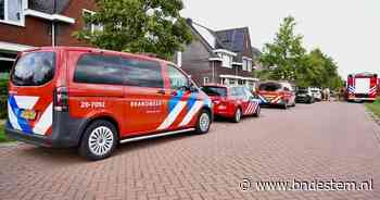 Brandweer rukt met vier wagens uit naar woning in Dongen vanwege onschuldig poeder