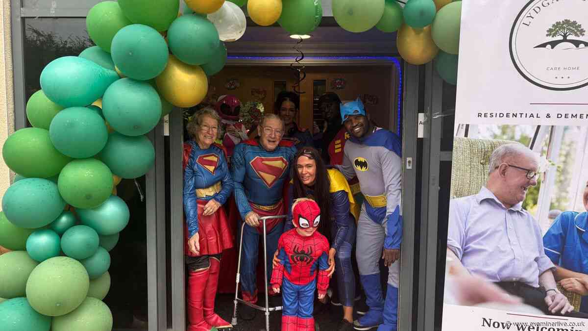 Batley pensioners transform into Superman and Superwoman for charity