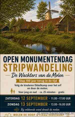 Binnenkijken in de Harense molen op 12 en 13 september