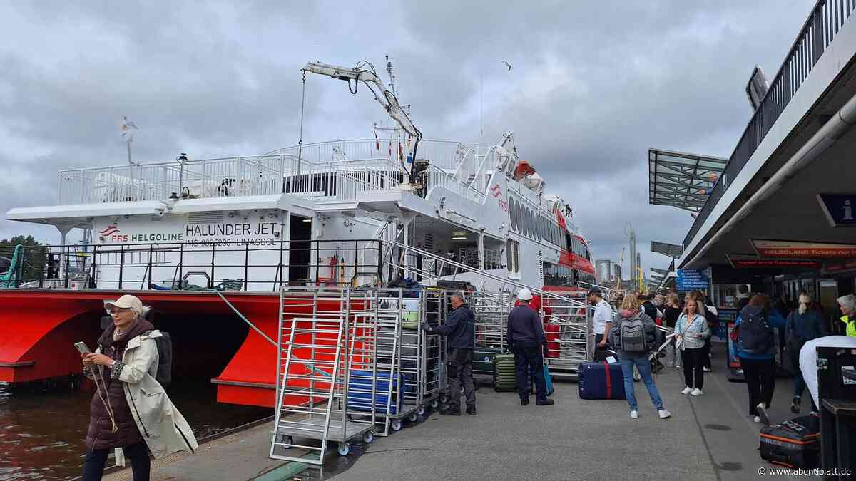 Hohe Wellen auf der Nordsee: „Halunder Jet“ sagt Fahrt nach Helgoland ab