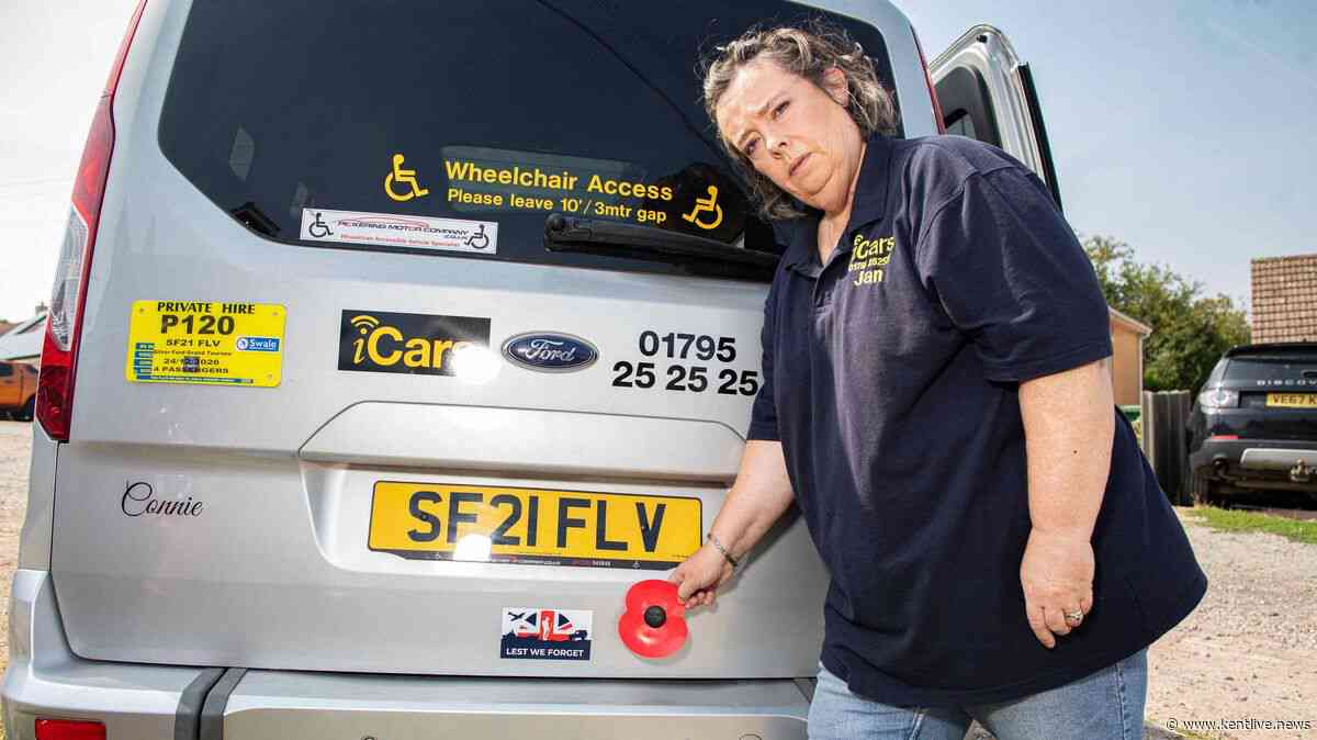 'I'm flabbergasted': Kent council retreats after major backlash from telling taxi firm to remove Remembrance poppies