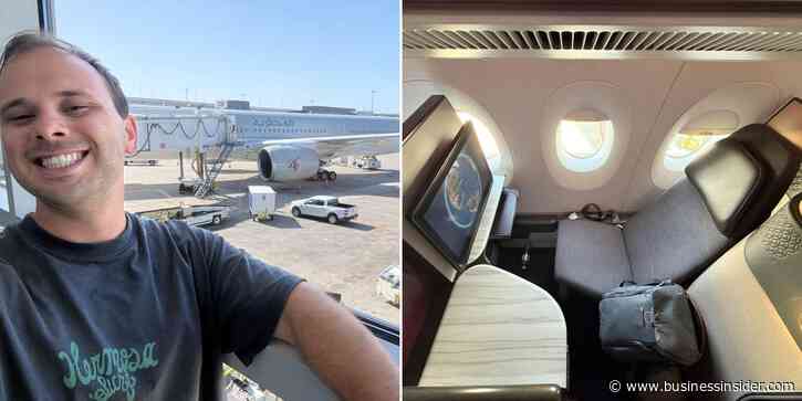 I flew Qatar Airways' famous QSuite business class on its A350 and 777. Here's how the 2 jets compare, and which I prefer.