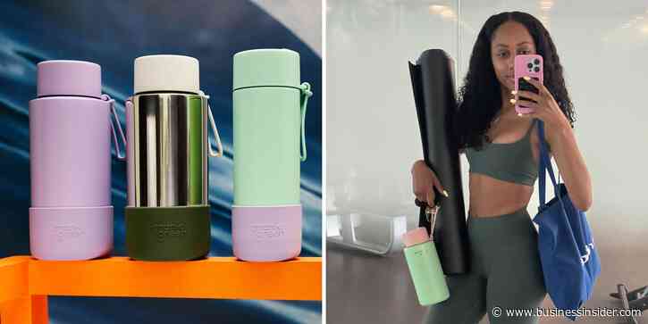 A shiny $50 tumbler has entered the world of trendy water bottles. Meet Frank Green.