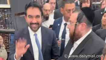 Jewish woman screams 'Shame on you!' at NYC's woke mayor as he visits Hasidic-owned Brooklyn business
