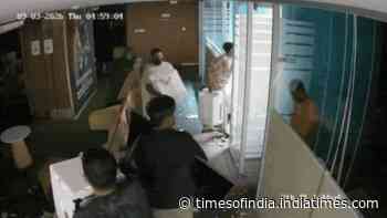 Watch: Masked men carry TVs, printer out of Kolkata TMC office after vandalism claim