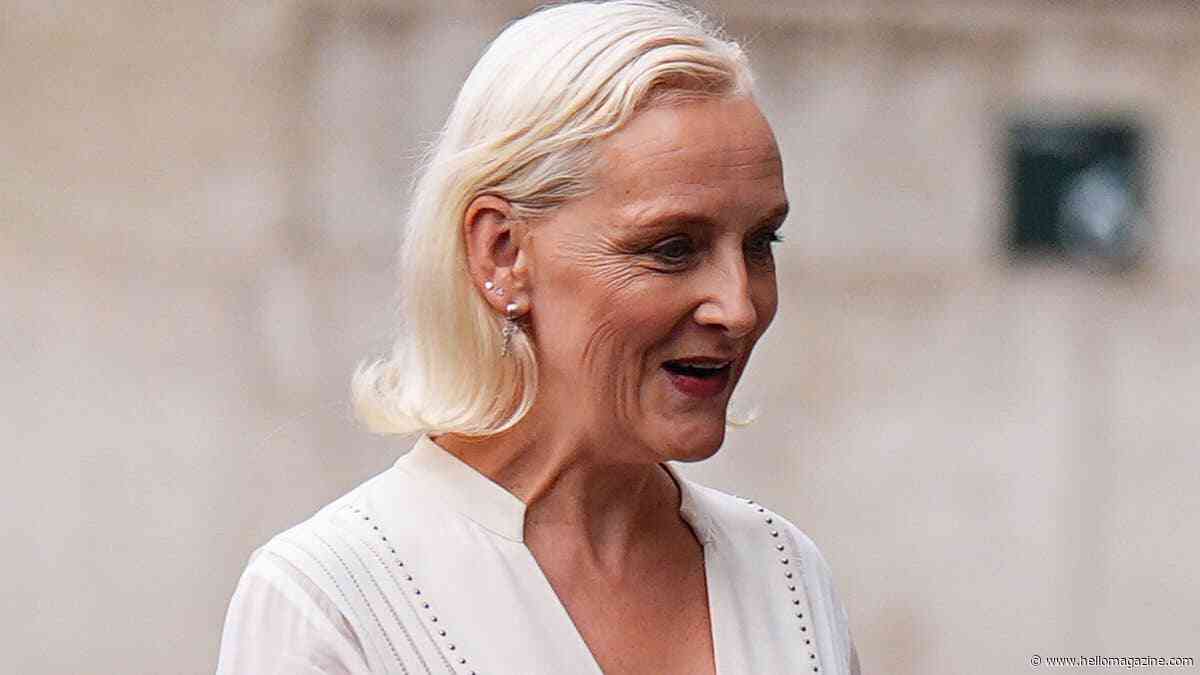 Andy Burnham's cool-girl wife Marie-France van Heel sizzles in ultra-plunging gown and killer heels
