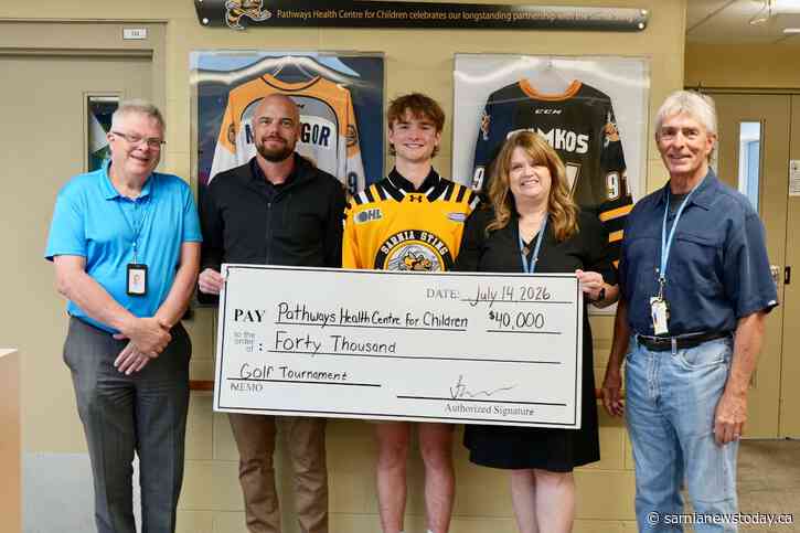Sarnia Sting Charity Golf Tournament raises $40K for Pathways