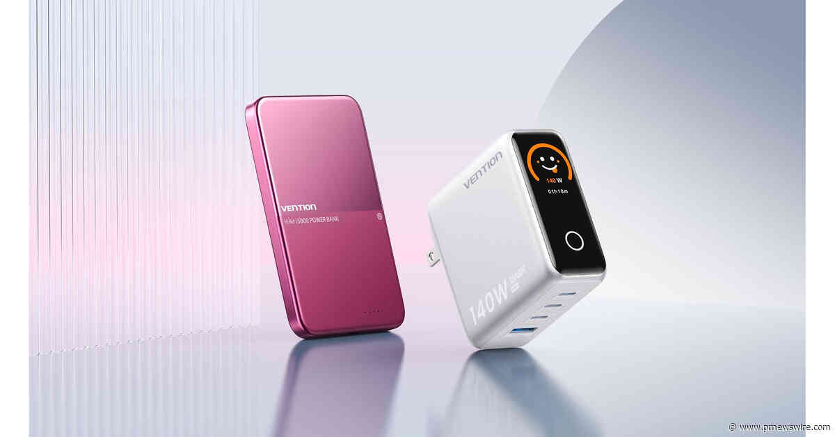 Vention Launches Vention H Series for Inclusive Design, and Next-Generation Dash Series, Setting Standards for Power Bank Innovations