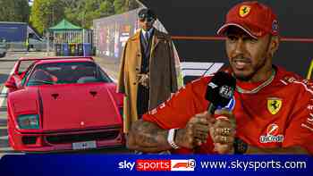 Hamilton arrives to Monza in rare Ferrari - and reveals amazing detail about car!
