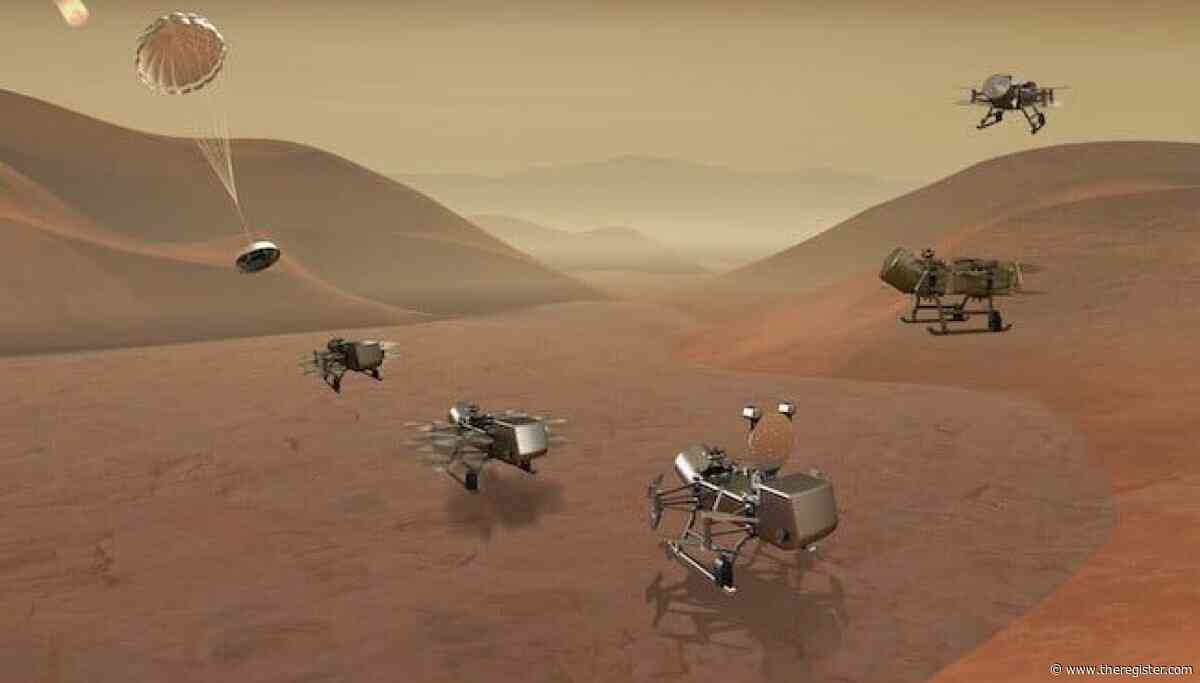 NASA wires up Dragonfly and names the landing area