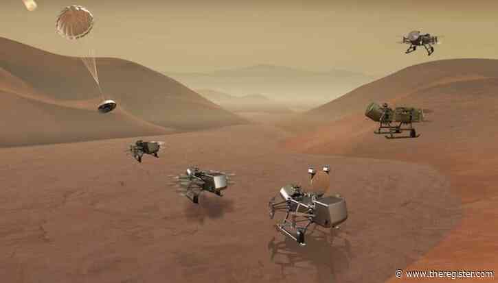 NASA wires up Dragonfly and names the landing area
