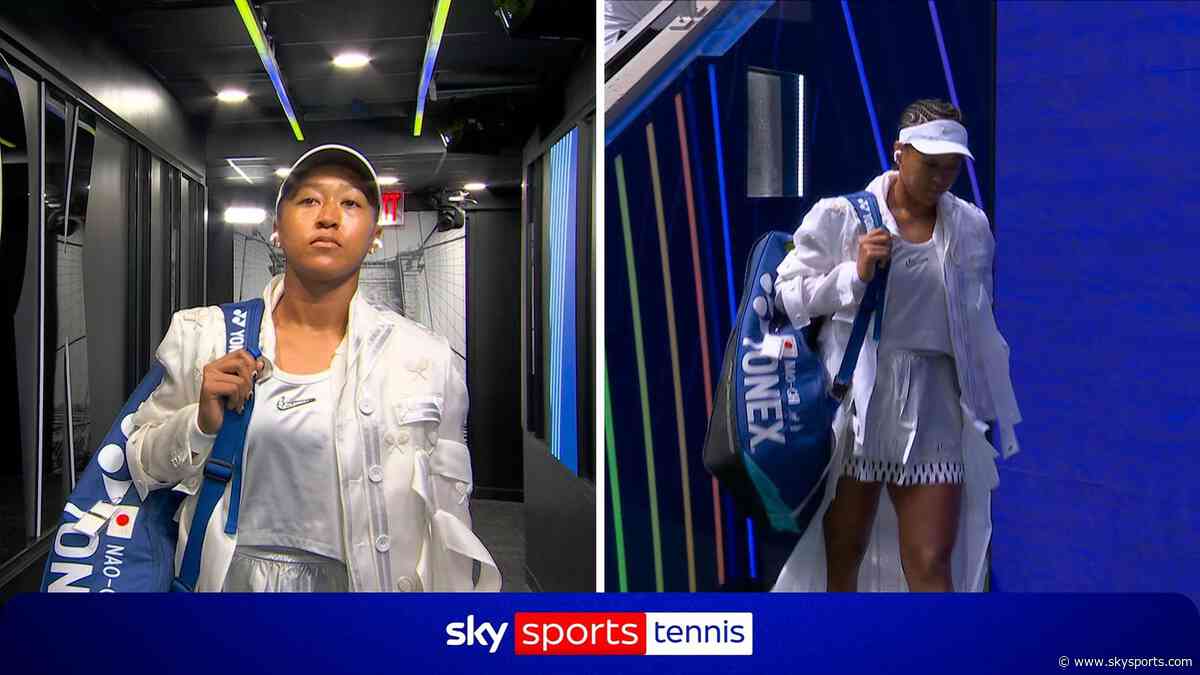 'More like a Wimbledon blazer!' | Osaka's latest DRAMATIC entrance at US Open