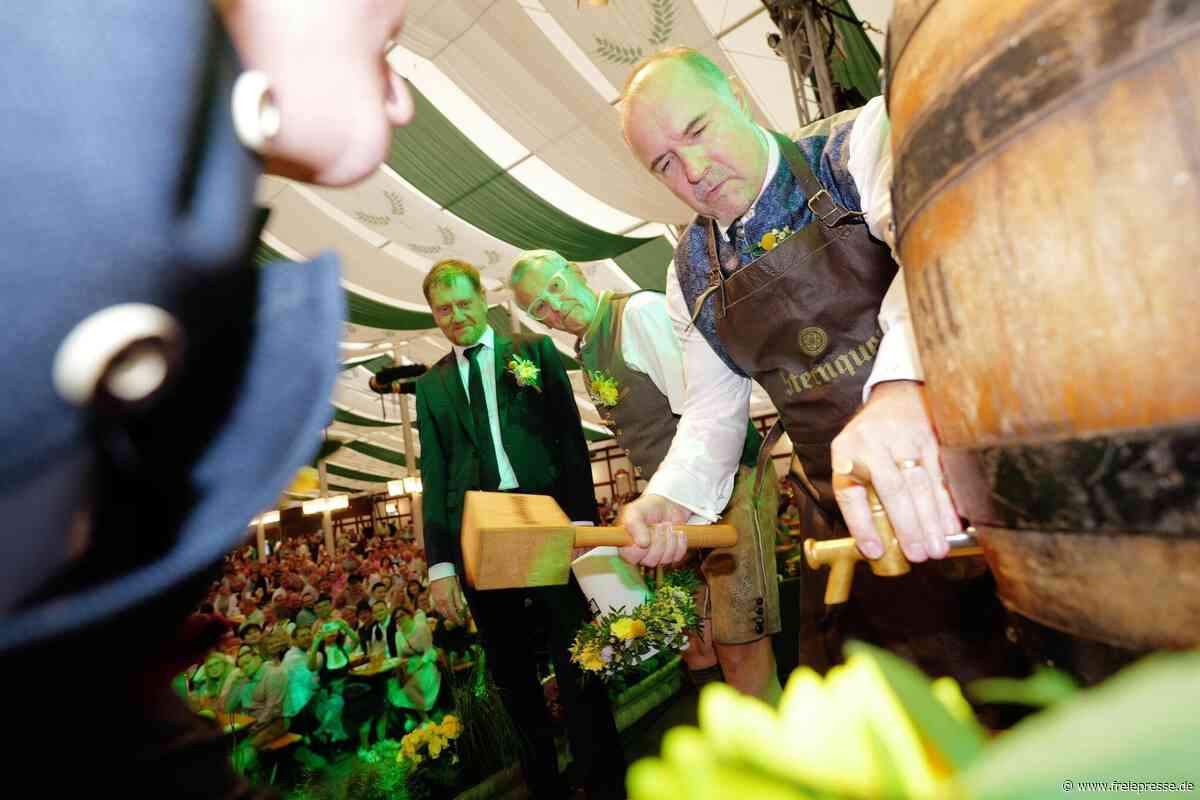 Bierzelt schon zum Auftakt proppenvoll: Plauener Wiesn 2026 ist eröffnet