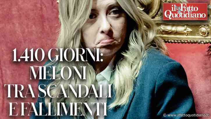 Meloni, 1.410 giorni di governo tra numeri, scandali e gaffe: venerdì 4 pagine speciali sul Fatto Quotidiano