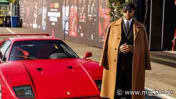 Nach 35 Jahren Garage: Lewis Hamilton fährt seinen neuen Ferrari F40 in Monza vor