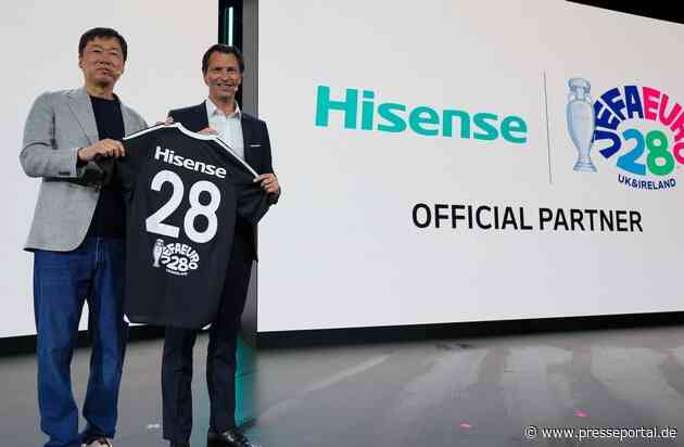 Hisense verlängert UEFA-Partnerschaft und präsentiert die KI-Zukunft des Smart Home