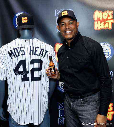 Yankees legend Mariano Rivera debuts Mo’s Heat hot sauce at Bronx Terminal Market