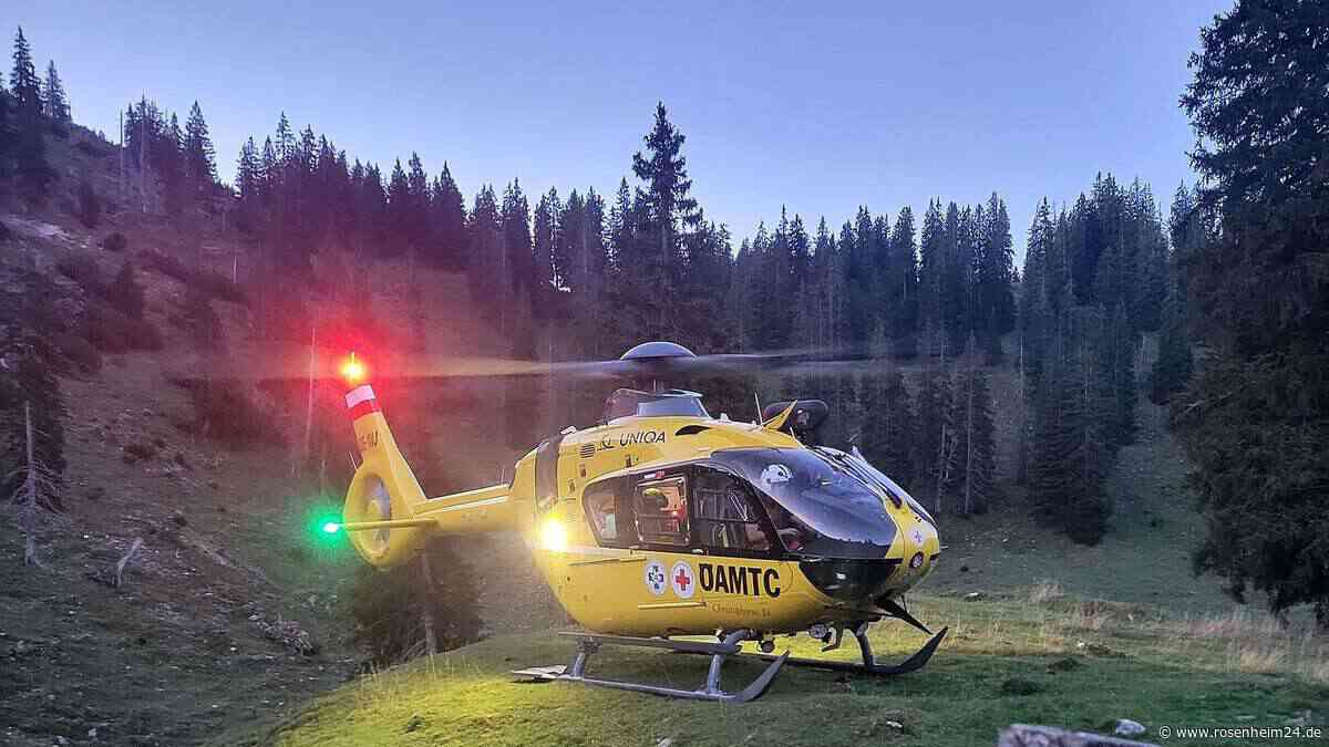 Folgenschwerer E-Bike-Sturz am Müllnerberg und nächtlicher Heli-Einsatz am Untersberg