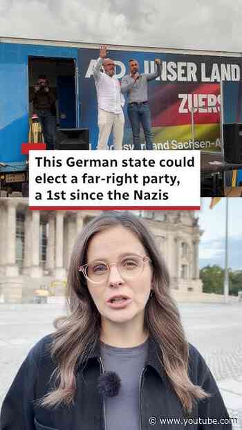 This German state could elect a far-right party, a 1st since the Nazis