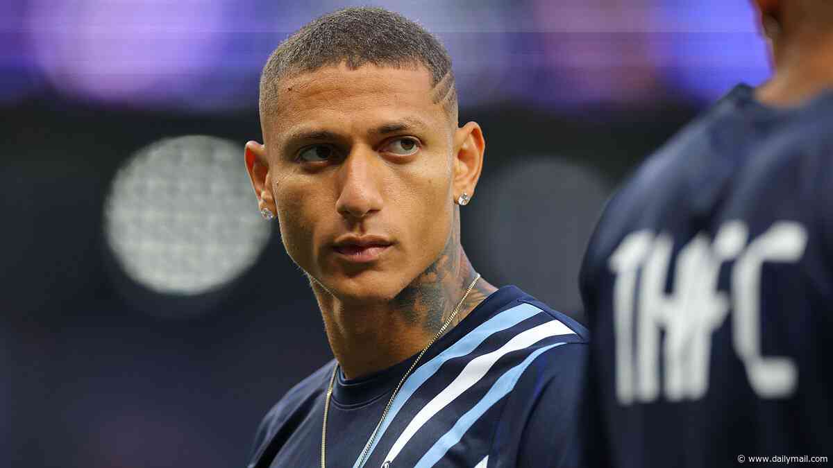Richarlison AXED from Tottenham's Premier League squad by Roberto De Zerbi: Wantaway star left out as he pushes to join Mo Salah in Turkey after Everton transfer saga and cryptic social media messages