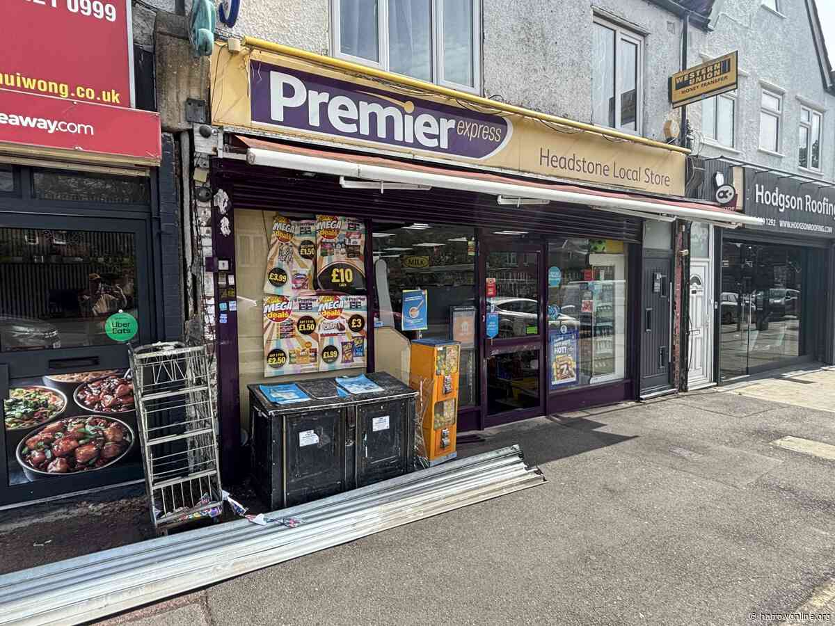 Thousands of pounds worth of goods reportedly stolen in Harrow shop burglary