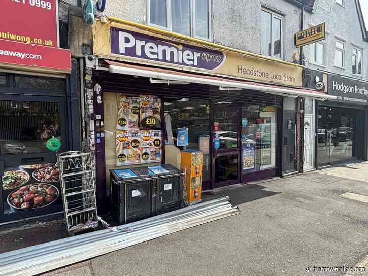 Thousands of pounds worth of goods reportedly stolen in Harrow shop burglary