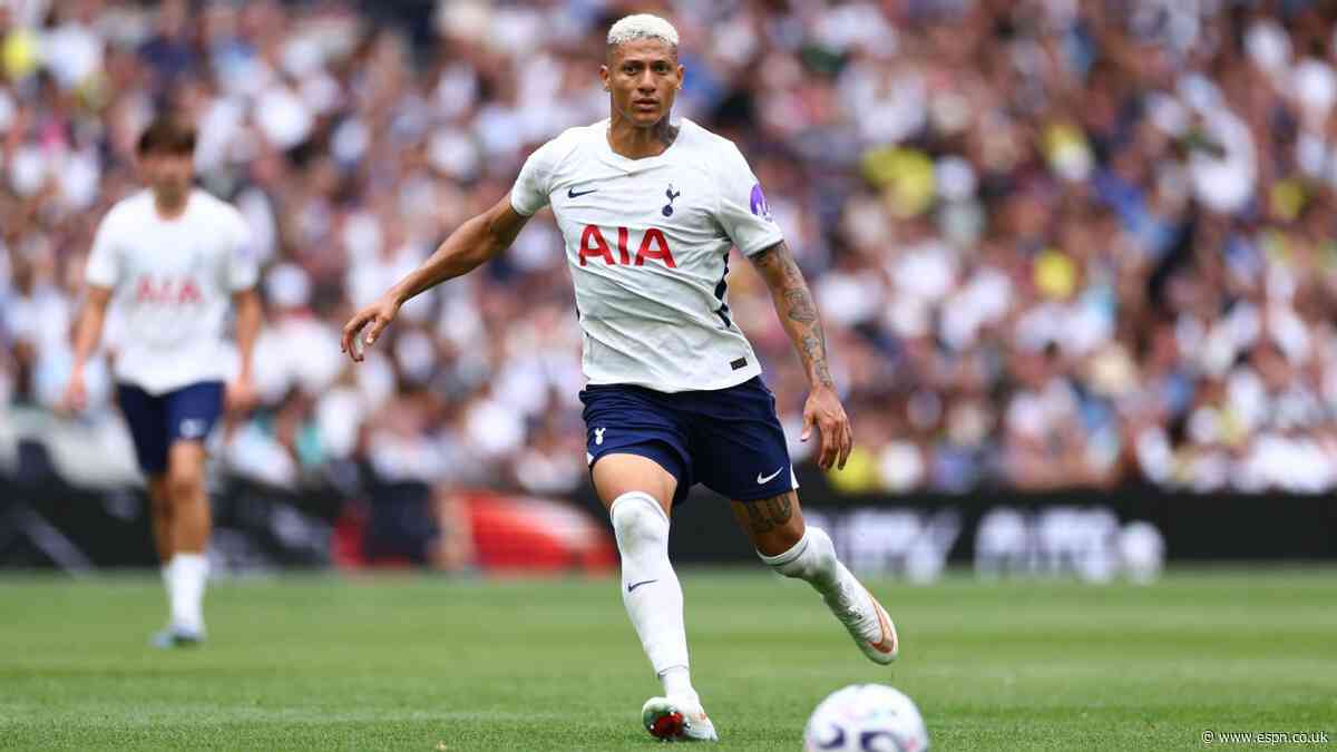 No Richarlison in Spurs' PL squad amid exit talk